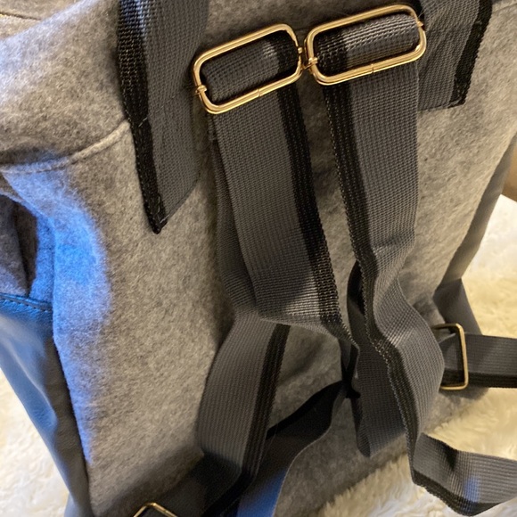 NWT Azzaro Parfums - recycled felt backpack - Picture 3 of 5